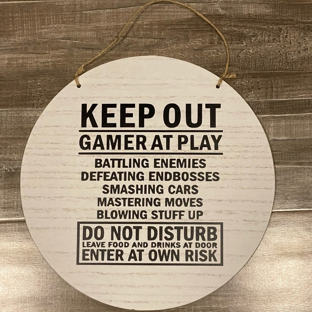 Custom Gamer Sign